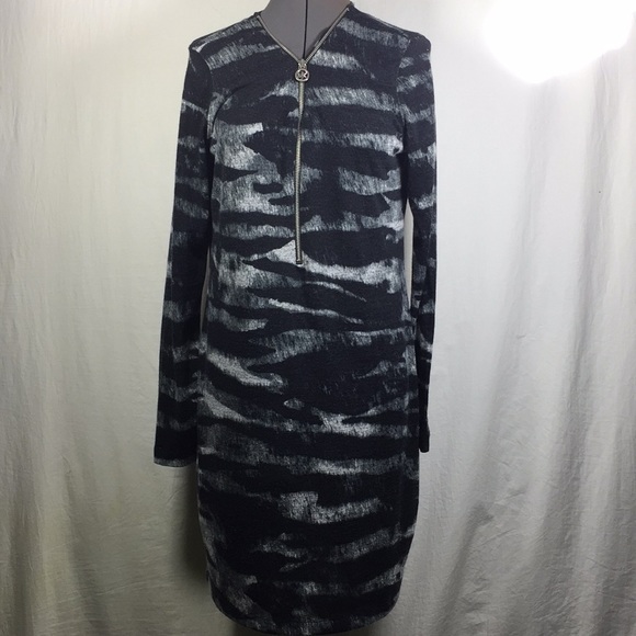 Michael Kors Zipper Front Dress Size Large - Picture 2 of 8